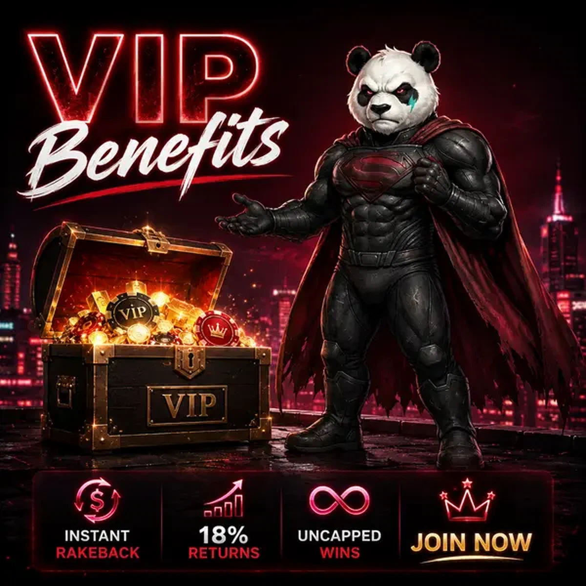 Bruno el Panda abre bóveda VIP dorada revelando recompensas exclusivas en Bruno Casino